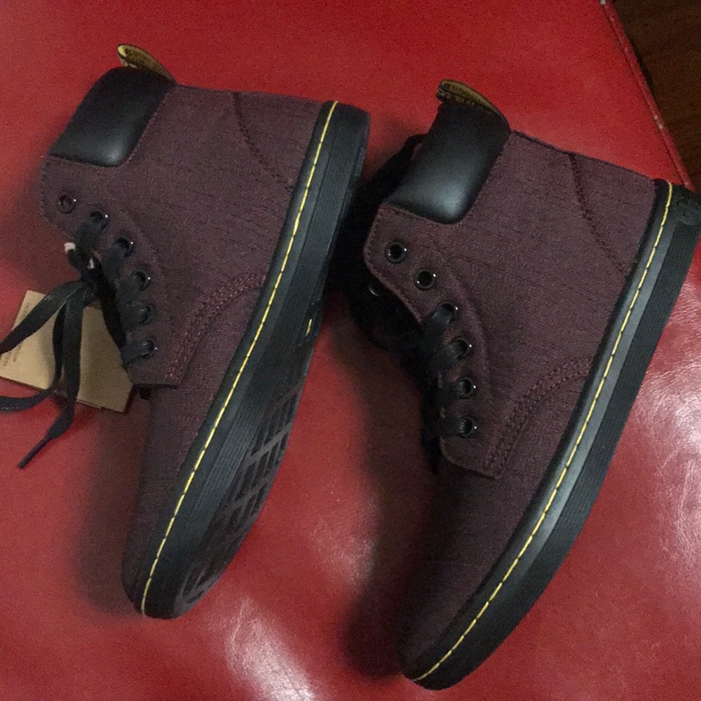 Burgundy Dr. Martens NWT. Size 6